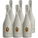 Fürst von Metternich Grauburgunder Sekt Trocken (6 x 0,75 l) – deutscher Premiumsekt mit typischem Metternich-Geschmacksprofil – elegante Flasche im neuen Look – für festliche Anlässe