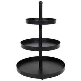 Etagere SISSI, Schwarz - Metall - 3 Etagen