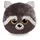 NICI Glubschis Waschbär Clooney 33 x 32 cm Grau