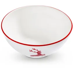 Gmundner Keramik Rubinroter Hirsch Bowl (Ø 17cm)