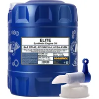 20L Mannol MN7903-20 Elite Motoröl 5W-40 + Auslaufhahn