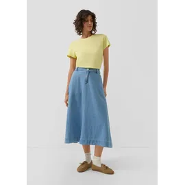 s.Oliver High Rise-Jeansrock Damen Blau 36
