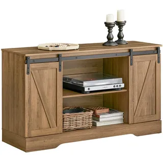 SoBuy Sideboard, Braun, Holzwerkstoff, 120x70x40 cm,