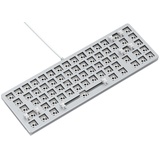 Glorious PC Gaming Race Glorious Gaming GMMK 2 Compact 65% Barebones (Frame Only) – Mechanisches Gaming-Tastaturgrundgerüst, Kompakt-TKL (65%), Aluminium, individuell anpassbar, RGB, Amerikanisch/ANSI Layout - Weiß