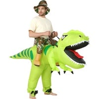 FXICH aufblasbares Dinosaurierkostüm für Erwachsene,aufblasbares Dinosaurierkostüm für Halloween,aufblasbares Kostüm für Fancy Dress,Rollenspiel,Party,Weihnachtskostüme,für 150-190cm