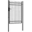 Outsunny Gartentor 107 x 204 cm Schwarz/Stahl