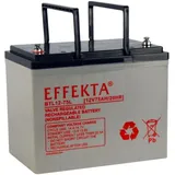 EFFEKTA BTL 12-75LX Blei-Vlies Akku AGM VRLA 12V 75Ah