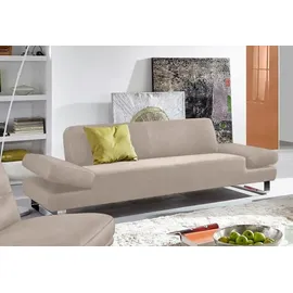 W.Schillig Couch Leder 2-Sitzer Beige