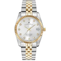 Jacques du Manoir Damenuhr Jacques du Manoir Inspiration Gold Gold und silber - edelstahl Damenuhren   Weiss 