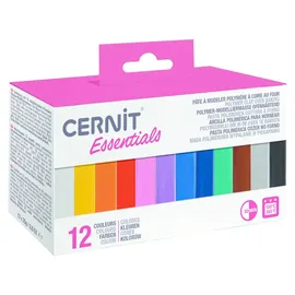 Cernit CEASS001C Modelliermasse 12 Farben