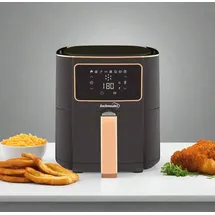 Kochmaster FrymaxX AirFryer 5,5L Heißluftfritteuse mit Digitalem Touchscreen - Schwarz Rose