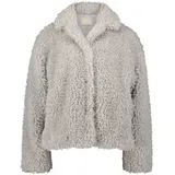 Amber & June Plüschjacke grau 38