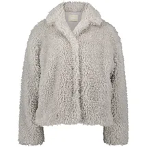 Amber & June Plüschjacke grau 38