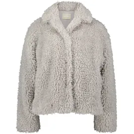 Amber & June Plüschjacke grau 38