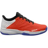 Wilson Herren KAOS Stroke 2.0 Tennis Shoe, White/Orange.com/Bluing, 46 2/3 EU