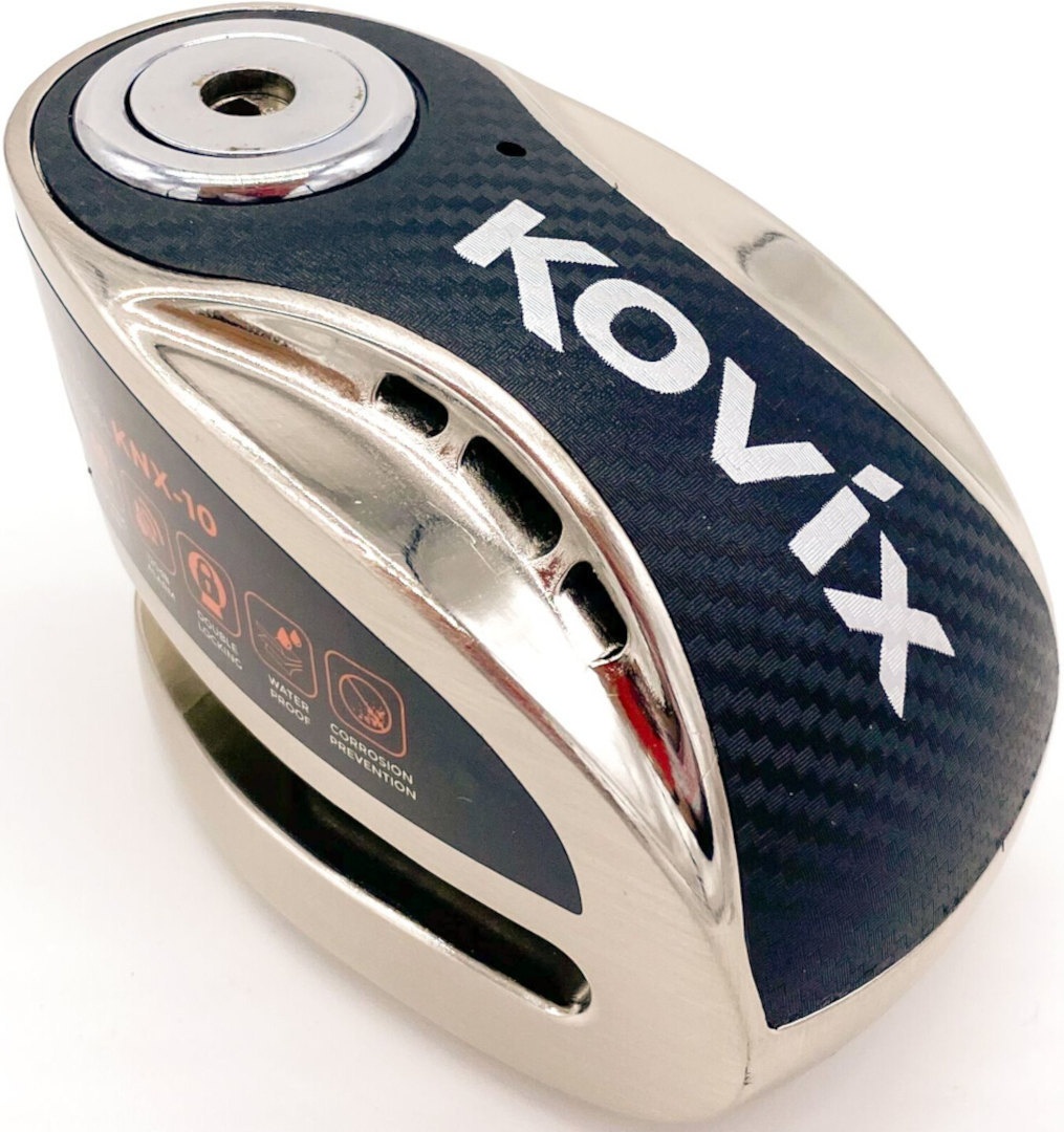 Kovix KNX10 Alarm Remschijfslot, zilver, Eén maat