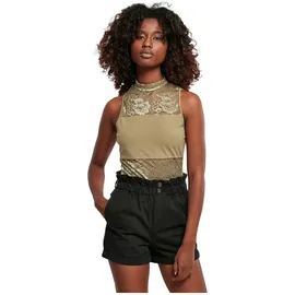 URBAN CLASSICS Laces Körper Khaki S