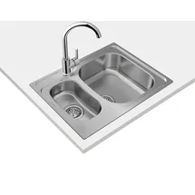 Teka Universe 60 T-xp 11⁄2c Doppelspüle - Grey - One Size