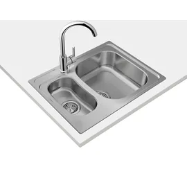 Teka Universe 60 T-xp 11⁄2c Doppelspüle - Grey - One Size