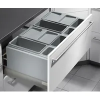 HAILO Einbaumülleimer AS XXL 900 12 l Grau