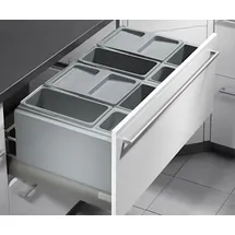 HAILO Einbaumülleimer AS XXL 900 12 l Grau