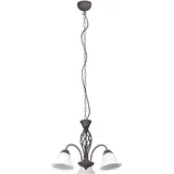 Trio Lighting Rustica 3-flg. 101000324 60 cm rostfarbig, weiß matt