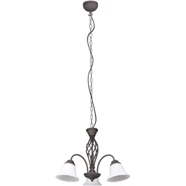 Trio Lighting Rustica 3-flg. 101000324 60 cm rostfarbig, weiß matt