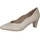 CAPRICE Pumps aus Leder mit Trichterabsatz, Cremefarben (Cream Perlato), 40.5 EU | Gr.: