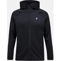Peak Performance Rider Essentials Zip Hood Herren Sweater-Schwarz-M