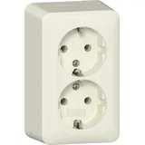 Gira Schuko-Doppelsteckdose 16 A 250 V~ Reinweiß 1 St.