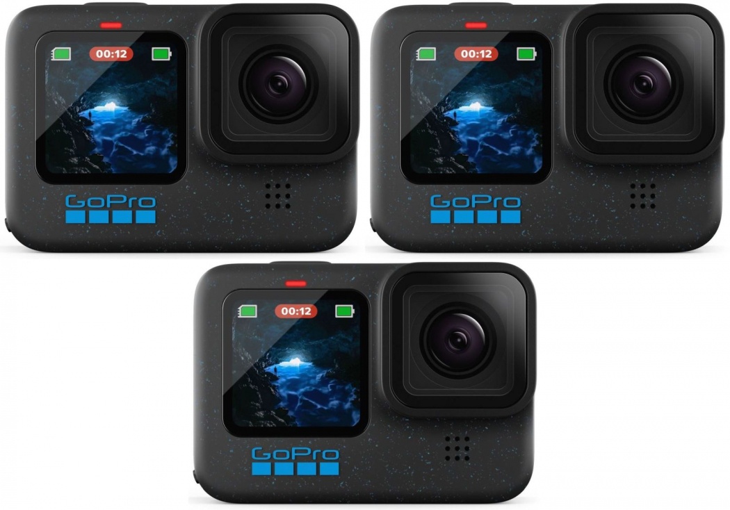 GoPro HERO12 Black 3er Pack| Preis nach Code OSTERN