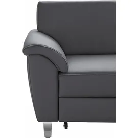 sit&more Ecksofa Texel L-Form Kunstleder 3-Sitzer Braun