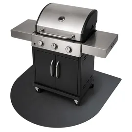 Tulup Grillmatte 100 x 100 cm Metall Schwarz