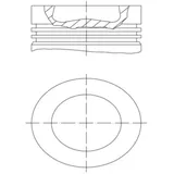 MAHLE ORIGINAL Kolben MAHLE 028 PI 00139 001 für VW Seat Skoda Audi Passat B7 Variant