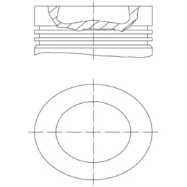 MAHLE ORIGINAL Kolben MAHLE 028 PI 00139 001 für VW Seat Skoda Audi Passat B7 Variant