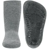 Ewers Stoppersocken Uni in grau meliert | Gr.: 19/20