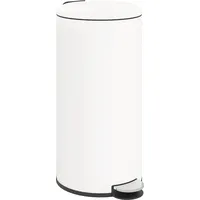Homcom Mülleimer 30L Treteimer Kosmetikeimer Abfalleimer mit Deckel und