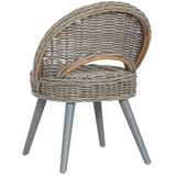vidaXL Sessel Kubu-rattan 0 x 0 x 0 cm Grau