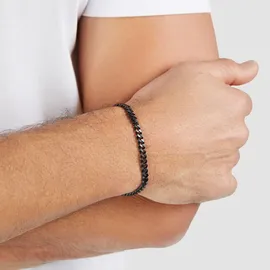 s.Oliver The Basics Armband Edelstahl Schwarz SOJ-0016-B-22 Größe 22