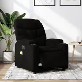 Homgoday Massagesessel, elektrisch, neigbar, schwarz, aus Stoff, Sessel, Relaxsessel, Massagestuhl für den ganzen Körper v