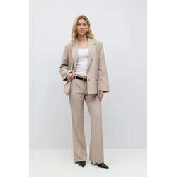 Gina Tricot - Relaxed bootcut trousers - Anzughosen - Beige - 38 - Dame - Beige - 38