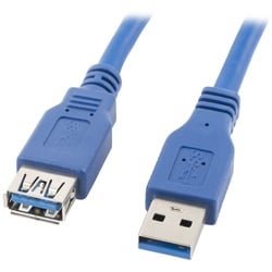 Lanberg USB Verlängerungskabel 3.0 AM-AF Blau (3 meter)