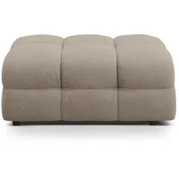 Micadoni Pouf, Mokka, 1-Sitzer, 72x45x104 cm, Hergestellt in Europa,