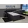 Roller Boxspringbett 200 x 200 cm H2/H3 Anthrazit