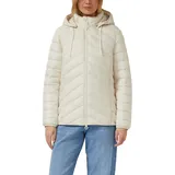 s.Oliver Regular Fit Steppjacke mit abnehmbarer Kapuze, Kitt, 46