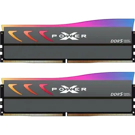 Silicon Power XPOWER Storm RGB 64GB (2 x 32GB, 6400 MHz, DDR5-RAM, U-DIMM), RAM, Grau