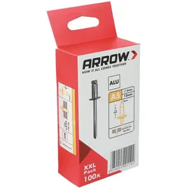 ARROW Blindniete Ø 5 mm x 12 mm Aluminium 100 Stück