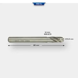 BRILLIANT TOOLS BT516002 Schweißpunkt-Bohrer