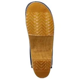 Sanita Comfortwear Clog "Wood-Lotte open, - Blau