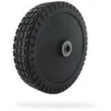 Greenstar Komplettrad + Radkappe passend für Rasenmäher Außen-Ø 180 mm/Achs-Ø 12,75 mm Weiß